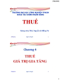 Chương 4 - Thuế giá trị gia tăng - Nguyễn Lê Hồng Vỹ