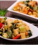 Pasta trộn rau củ bỏ lò