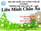 Liên minh các nước châu Âu- EU