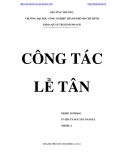 TIỂU LUẬN:CÔNG TÁC LỄ TÂN