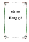 Tiểu luận Hàng giả