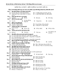 Đề thi Kiểm tra mô cơ quan-Đề 2