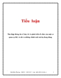 Tiểu luận: Thu thập thông tin về duy trì và phát triển tổ chức của một cơ quan cụ thể, và chỉ ra những chính sách mà họ đang dùng.