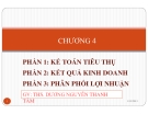 PHẦN 1: KẾ TOÁN TIÊU THỤ 