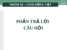 Bài giảng Công nghệ sinh học động vật