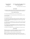 Quyết định số 21/2012/QĐ-UBND