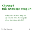 Chương 6: Đầu tư dài hạn trong DN