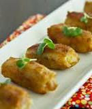 Thịt cuộn salad khoai tây