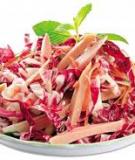 Xúc xích trộn rau radicchio