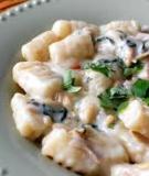 Gnocchi từ bột mì và pho mát