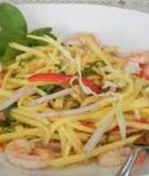 Lạ miệng với nộm xoài tôm khô