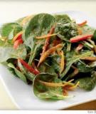 Salad bi-na với xốt gừng