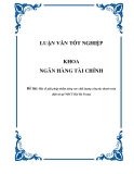 Luận văn: Một số giải pháp nhằm nâng cao chất lượng công tác thanh toán điện tử tại NHCT Hai Bà Trưng