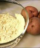 Mịn da và dưỡng ẩm chỉ với mặt nạ khoai tây