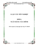 Luận văn: Quản Lý Ngân Quỹ Tại Công TY TBGDI