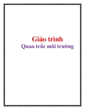 Giáo trình về Quan trắc môi trường