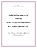 Đề tài " Global well-posedness and scattering for the energy-critical nonlinear Schr¨odinger equation in R3 "