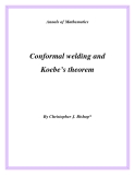 Đề tài " Conformal welding and Koebe’s theorem "