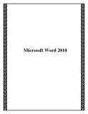 Microsoft Word 2010