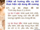 Hướng dẫn thực hiện đề tài