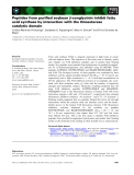 Báo cáo khoa học: Peptides from puriﬁed soybean b-conglycinin inhibit fatty acid synthase by interaction with the thioesterase catalytic domain