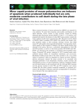 Báo cáo khoa học: Minor capsid proteins of mouse polyomavirus are inducers of apoptosis when produced individually but are only moderate contributors to cell death during the late phase of viral infection