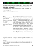 Báo cáo khoa học: Estrogen-related receptor a and PGC-1-related coactivator constitute a novel complex mediating the biogenesis of functional mitochondria