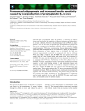 Báo cáo khoa học: Pronounced adipogenesis and increased insulin sensitivity caused by overproduction of prostaglandin D2 in vivo