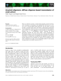 Báo cáo khoa học: Amyloid oligomers: diffuse oligomer-based transmission of yeast prions