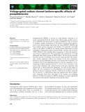 Báo cáo khoa học: Voltage-gated sodium channel isoform-speciﬁc effects of pompilidotoxins