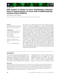 Báo cáo khoa học: EGF receptor in relation to tumor development: molecular basis of responsiveness of cancer cells to EGFR-targeting tyrosine kinase inhibitors