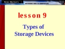 Types of Storage Devices