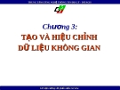  Gis đại cương - Chương 3