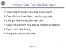 Hệ điều hành 1 - Chương 2: Cấu trúc hệ điều hành