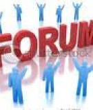 Forum - những điều cần biết