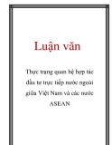 Luận văn: Thực trạng quan hệ hợp tác đầu tư trực tiếp nước ngoài giữa Việt Nam và các nước ASEAN