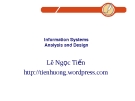 Information Systems Analysis, Design