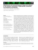 Báo cáo khoa học: Identiﬁcation and characterization of important residues in the catalytic mechanism of CMP-Neu5Ac synthetase from Neisseria meningitidis