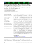 Báo cáo khoa học: Homologous desensitization of guanylyl cyclase A, the receptor for atrial natriuretic peptide, is associated with a complex phosphorylation pattern