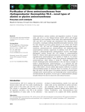 Báo cáo khoa học: Purification of three aminotransferases from Hydrogenobacter thermophilusTK-6 – novel types of alanine or glycine aminotransferase Enzymes and catalysis