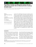 Báo cáo khoa học: The ATPase activities of sulfonylurea receptor 2A and sulfonylurea receptor 2B are inﬂuenced by the C-terminal 42 amino acids