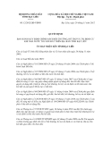Quyết định số 12/2012/QĐ-UBND