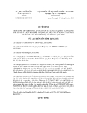 Quyết định số 25/2012/QĐ-UBND 