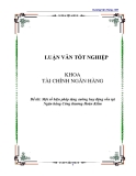 Luận văn: Một số biện pháp tăng cường huy động vốn tại Ngân hàng Công thương Hoàn Kiếm