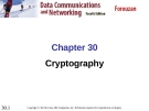 Chapter 30 Cryptography