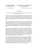 Thông báo số 5697/TB-BNN-VP 