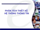 Phân tích thiết kế hệ thống thông tin Chương 4: Phân tích thiết kế thành phần xử lý - mô hình hóa xử lý mức quan niệm