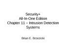 Chapter 11 – Intrusion Detection Systems