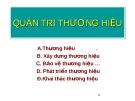 Bài giảng quản trị thương hiệu 