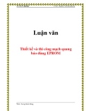 Luận văn: Thiết kế và thi công mạch quang báo dùng EPROM